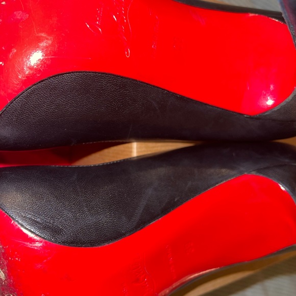 Christian Louboutin Pigalle Follies 100mm Black Leather - Picture 4 of 16